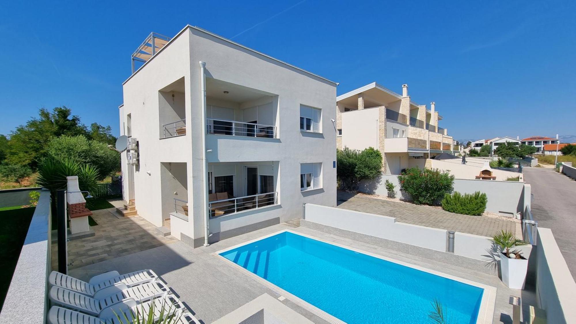 Apartments Le Mare - Pool, Sandstrand, Meerblick, W-Lan, Grill Privlaka  Bagian luar foto