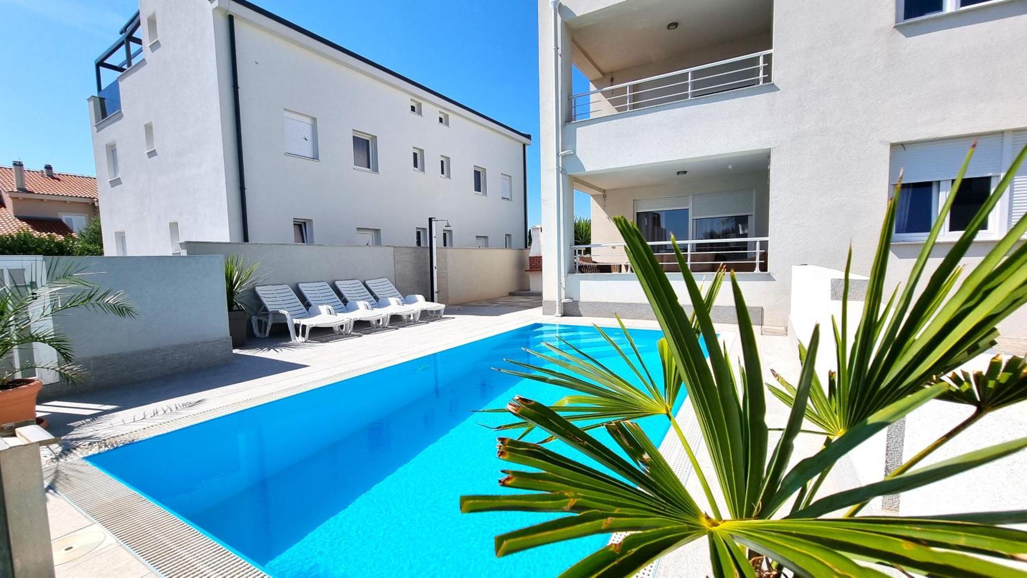 Apartments Le Mare - Pool, Sandstrand, Meerblick, W-Lan, Grill Privlaka  Bagian luar foto