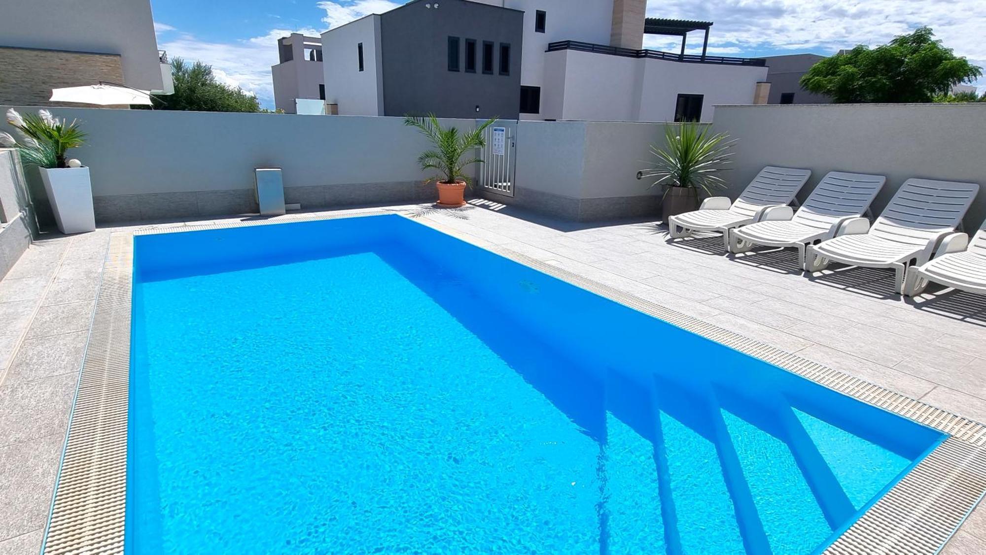 Apartments Le Mare - Pool, Sandstrand, Meerblick, W-Lan, Grill Privlaka  Bagian luar foto