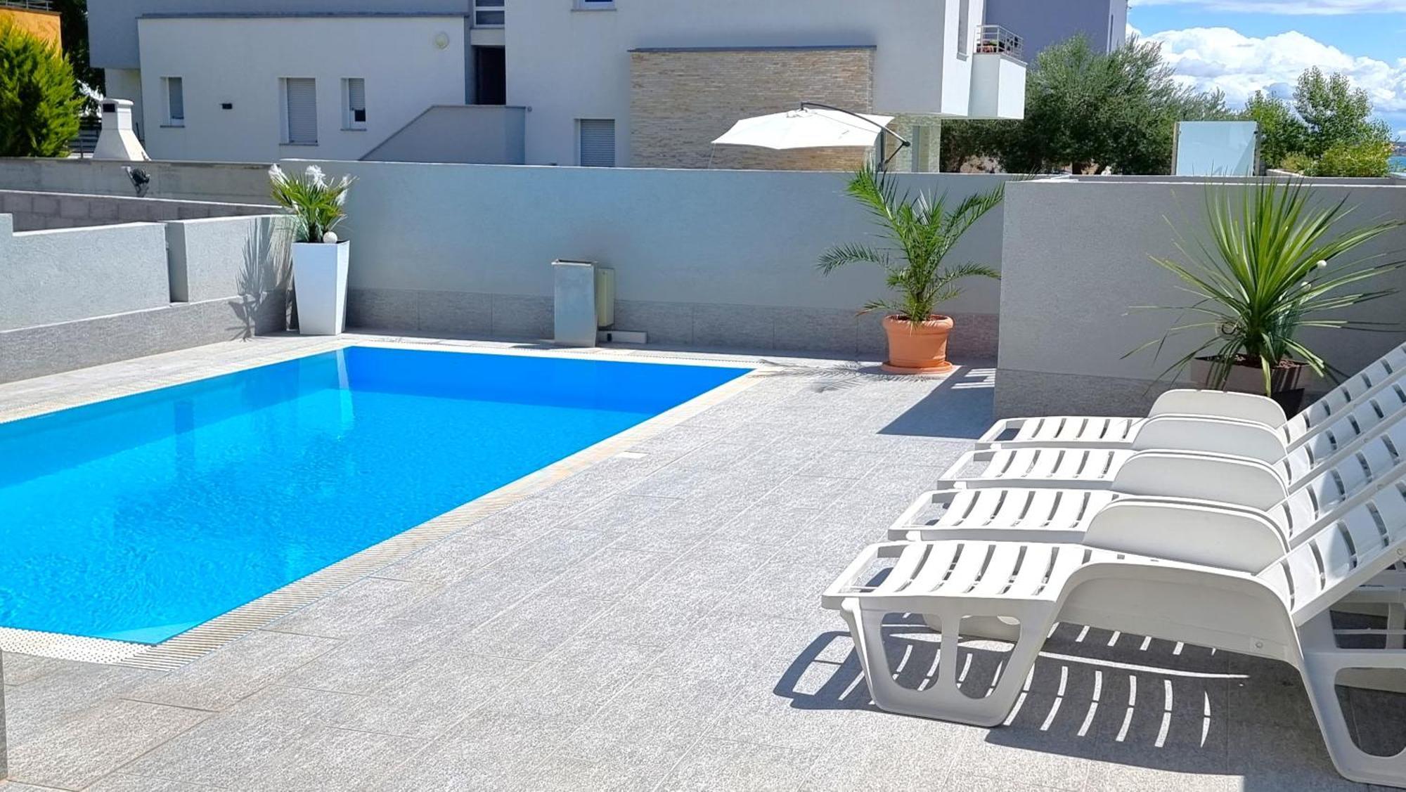 Apartments Le Mare - Pool, Sandstrand, Meerblick, W-Lan, Grill Privlaka  Bagian luar foto